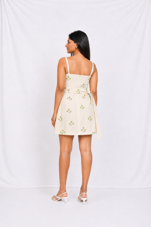 CHERRY WRAP DRESS