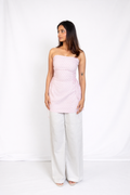 TUBE WAIST CRISS-CROSS TUNIC