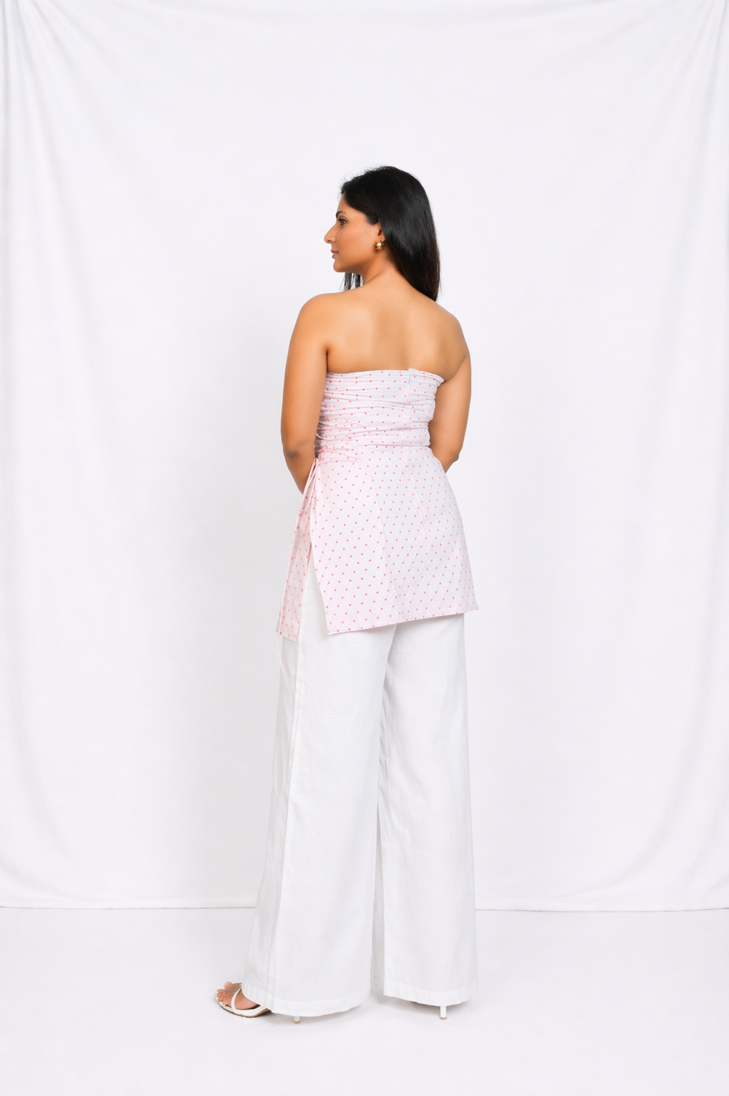TUBE WAIST CRISS-CROSS TUNIC