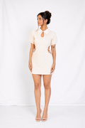 KEYHOLE MINI DRESS
